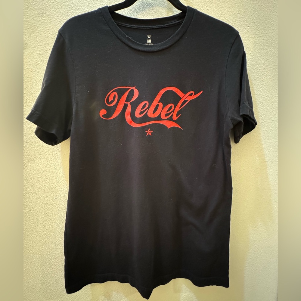 Rebel athletic Black T-Shirt